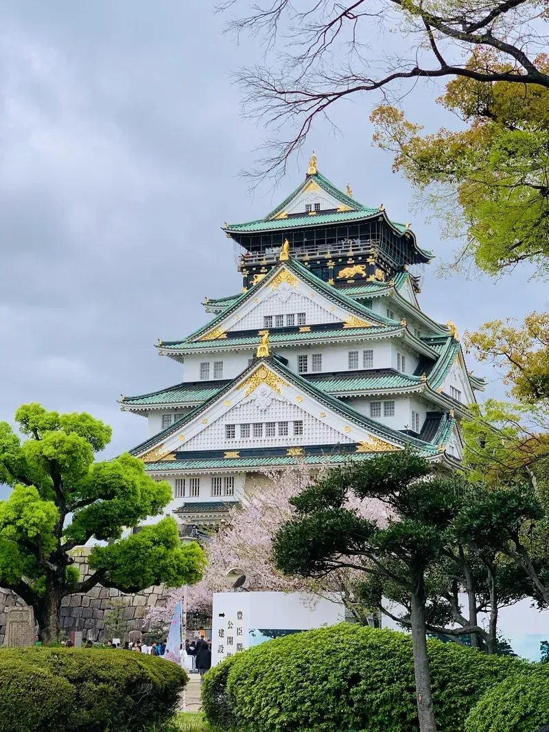 Osaka Castle view 2