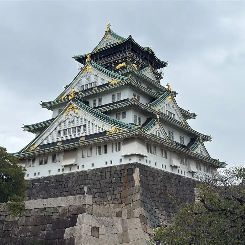 Osaka Castle view 4